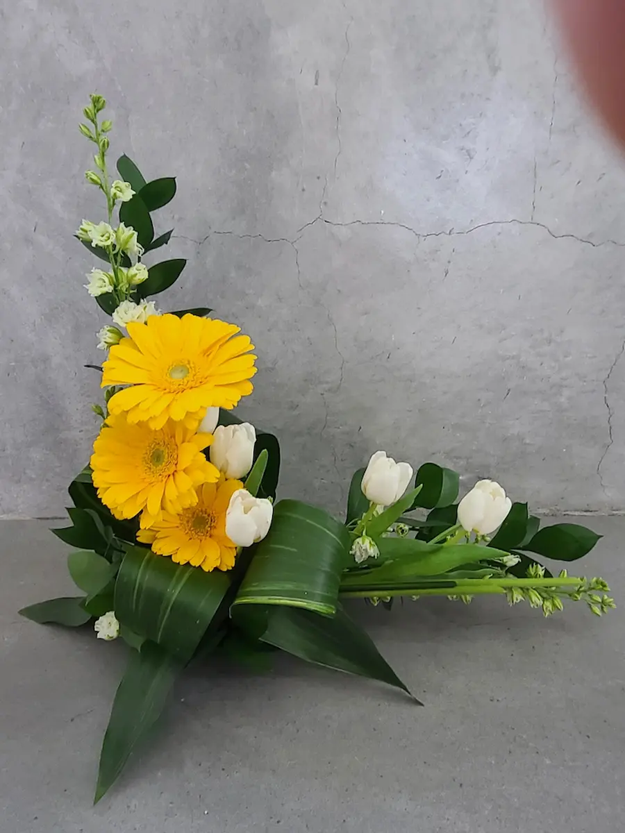 Colorful holiday wreath