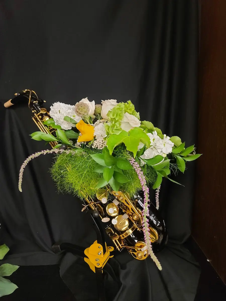 Colorful holiday wreath